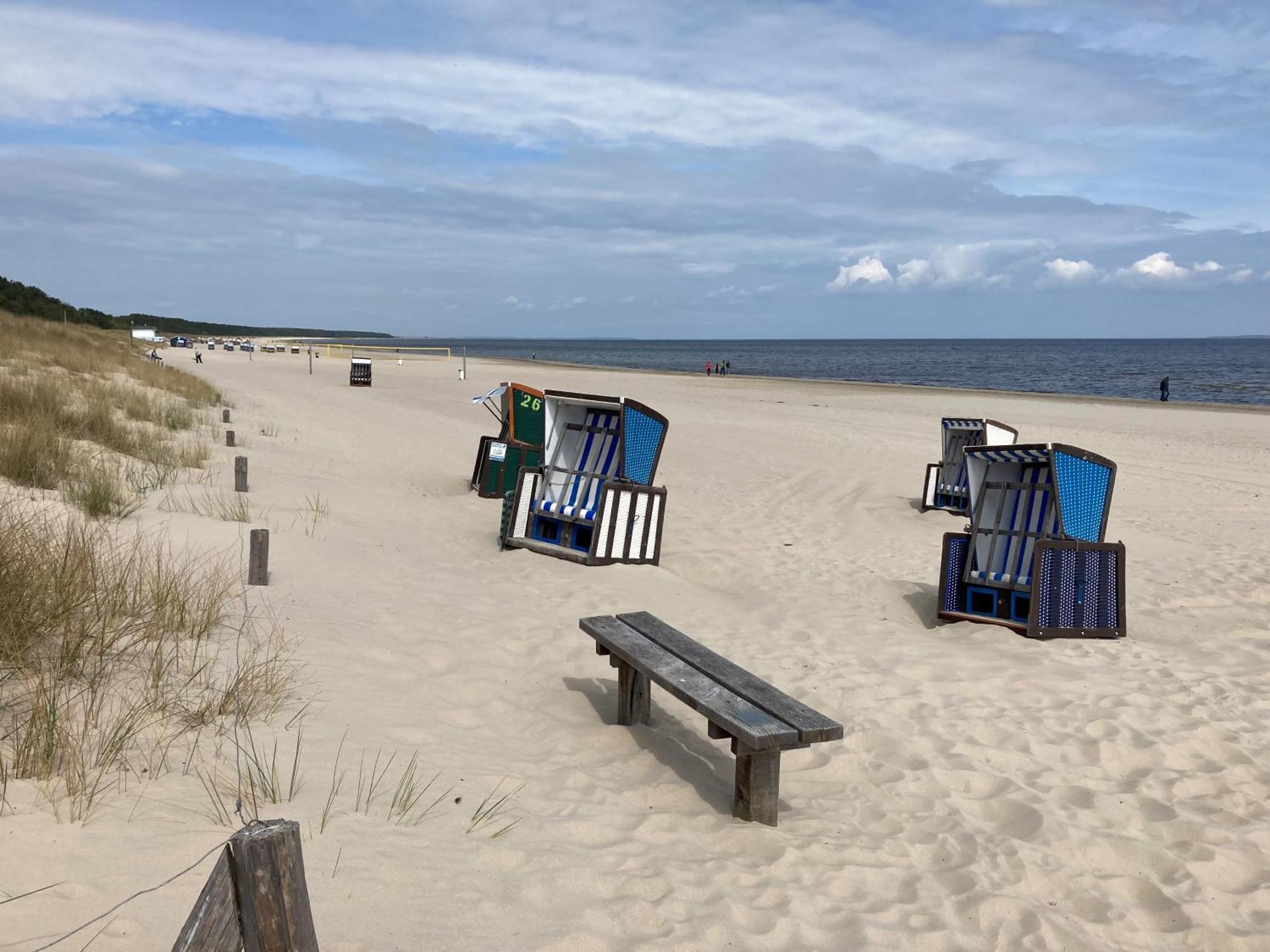 Reet Am Strand Mit Hund Karlshagen ภายนอก รูปภาพ